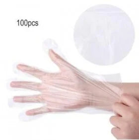 Disposable Polythene Gloves 100 pieces