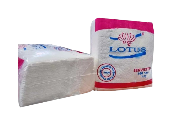 Paper Serviettes Lotus 100Sheets