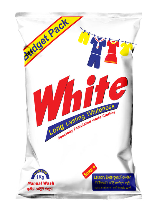 White Laundry Detergent Powder – 1kg